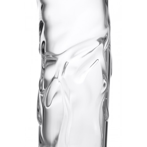 Нереалистичный фаллоимитатор Sexus Glass, стекло, прозрачный, 19,5 см