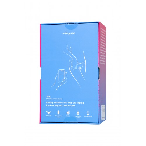 Виброяйцо WE-VIBE Jive силикон, синий, 9,2 см