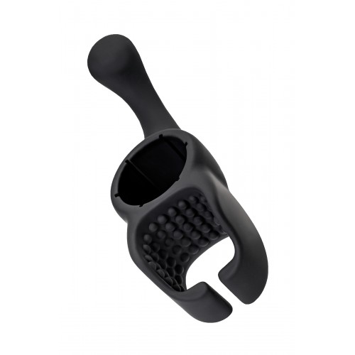 Сменная насадка мужская для Domi 2, силикон, черный, 18 см