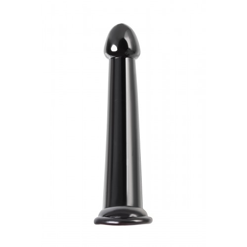 Нереалистичный фаллоимитатор Jelly Dildo L Toyfa Basic, TPE, черный, 20 см