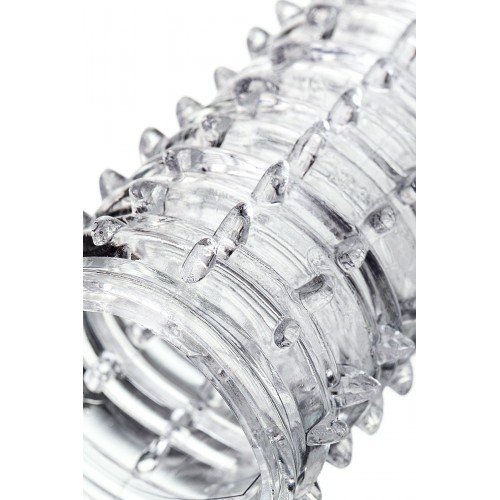 Насадка на пенис TOYFA A-Toys  , TPR, Прозрачный, 15,2 см