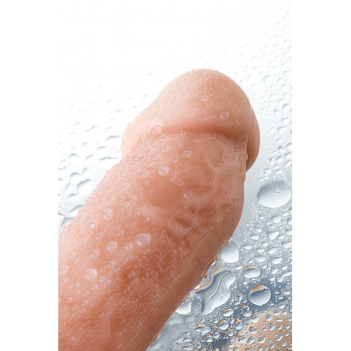 Насадка Toyfa XLover, для увеличения размеров с вибрацией, TPR, телесный, 18,5 см