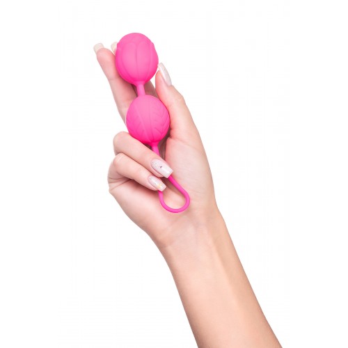 Вагинальные шарики Eromantica Blossom, Силикон, Фиолетовый, Ø 3,5  см