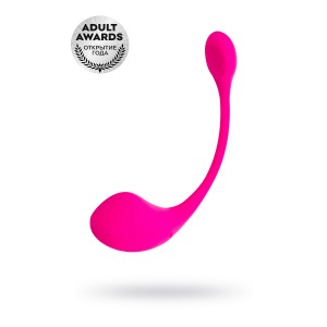 Виброяйцо LOVENSE Lush 2, силикон, розовый, 18 см (иной угол)