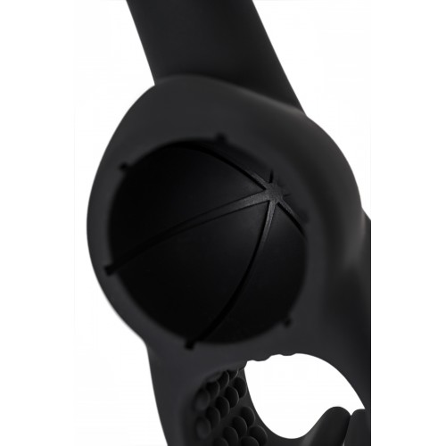 Сменная насадка мужская для Domi 2, силикон, черный, 18 см