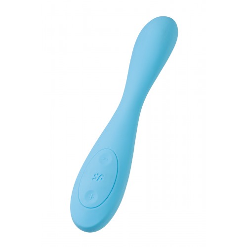 Многофункциональный вибратор для пар Satisfyer G-Spot Flex 4+, голубой