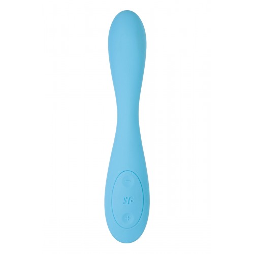 Многофункциональный вибратор для пар Satisfyer G-Spot Flex 4+, голубой