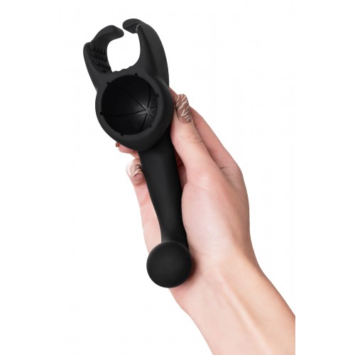 Сменная насадка мужская для Domi 2, силикон, черный, 18 см