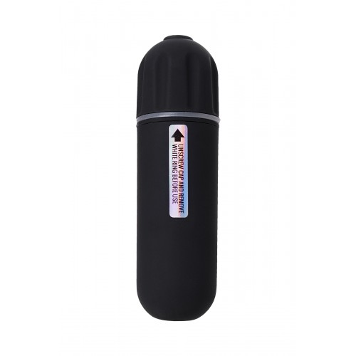 Вибропуля Bathmate Vibe Bullet Black, перезаряжаемая, водонепронецаемая, пластик, 10 режимов вибрации, чёрная, 7,8 см