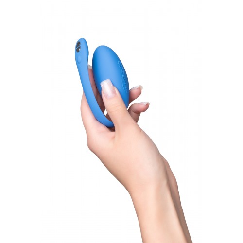 Виброяйцо WE-VIBE Jive силикон, синий, 9,2 см