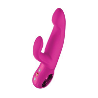 Пульсатор кролик Fun Factory Bi Stronic Immerse, силикон, малиновый, 22,4 см см