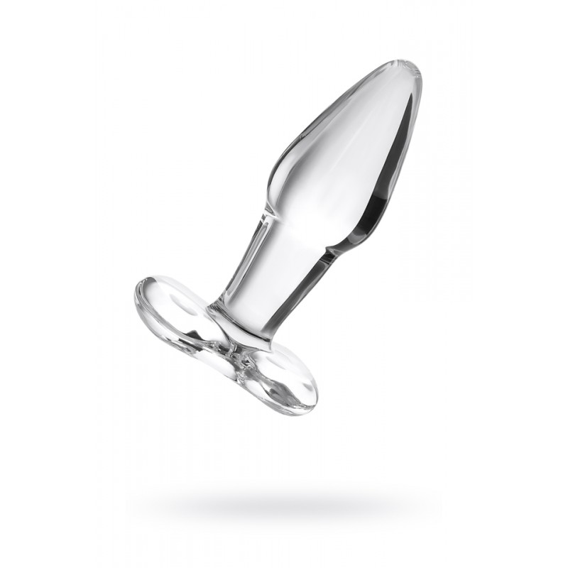 Анальная втулка Sexus Glass, стекло, прозрачная, 10,5 см, Ø 3,5 см