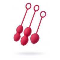 Набор вагинальных шариков Svakom Nova, Силикон, Сливово-красный