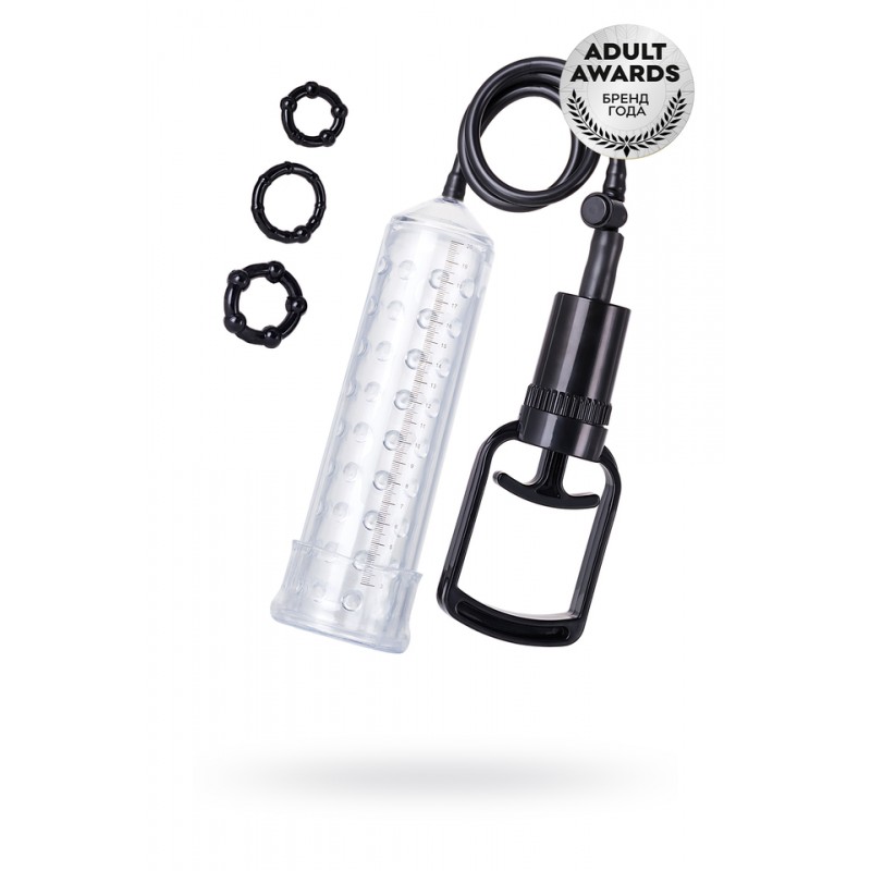 Помпа для пениса TOYFA A-Toys,TPE, Прозрачный, 23,5 см