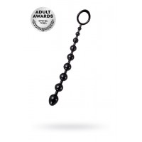 Анальная цепочка Toyfa A-toys  M ,TPE, черный, 28,3см
