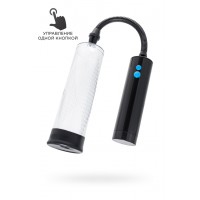 Механическая помпа для пениса Sexus Men Lars, ABS-пластик, черная, 62 см