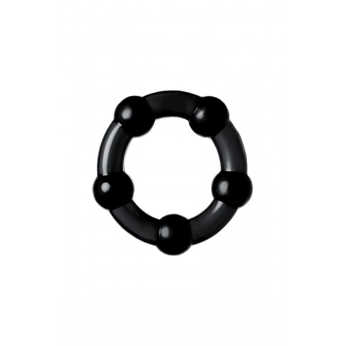 Набор колец TOYFA A-toys, TPE, Черные, Ø 3,5/3/2 см