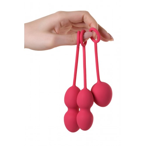 Набор вагинальных шариков Svakom Nova, Силикон, Сливово-красный