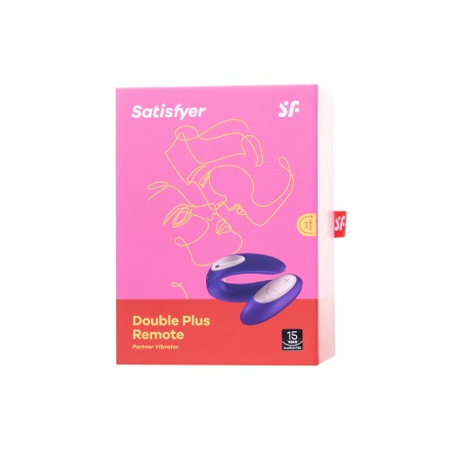 Многофункциональный стимулятор для пар Satisfyer Partner Toy REMOTE, силикон, фиолетовый, 18 см.