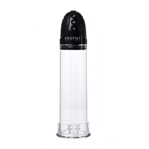Помпа для пениса Erotist Man up pump, вакуумная, полуавтоматическая, ABS пластик, прозрачная, Ø 8 см