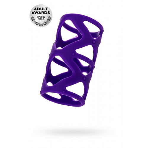 Насадка на пенис TOYFA A-Toys  , Силикон, Фиолетовый, 7,5 см