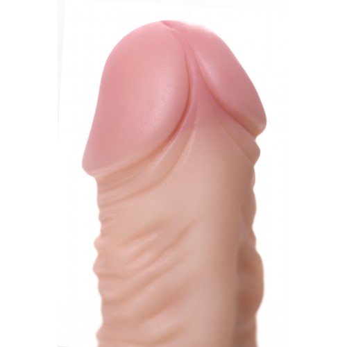 Реалистичный вибратор TOYFA RealStick Nude, PVC, телесный, 12 режимов вибрации, 17 см