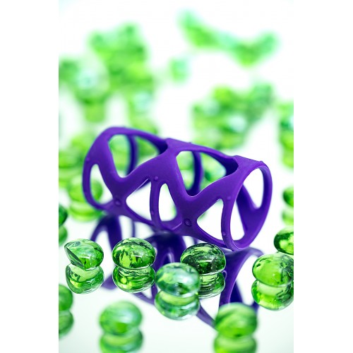 Насадка на пенис TOYFA A-Toys  , Силикон, Фиолетовый, 7,5 см