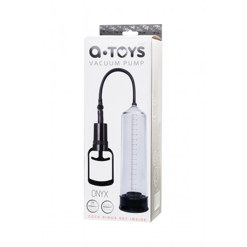 Помпа для пениса TOYFA A-Toys, PVC, Чёрный, 23,5 см