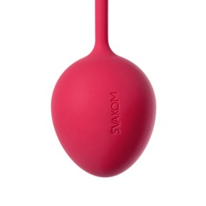 Набор вагинальных шариков Svakom Nova, Силикон, Сливово-красный (иной угол)