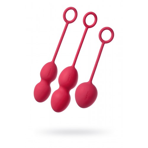 Набор вагинальных шариков Svakom Nova, Силикон, Сливово-красный