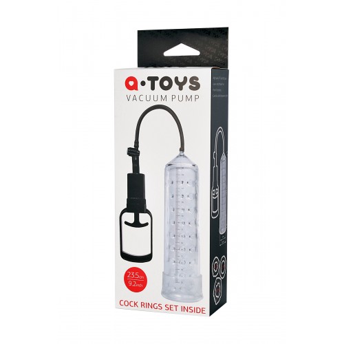 Помпа для пениса TOYFA A-Toys,TPE, Прозрачный, 23,5 см