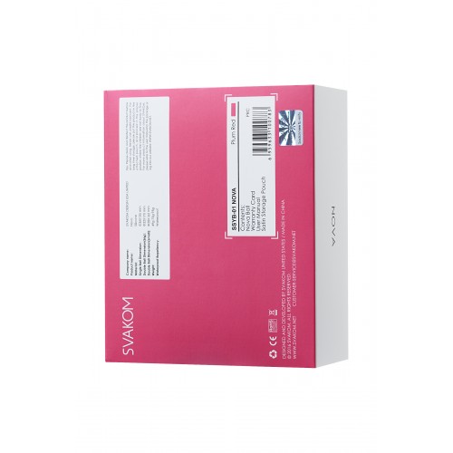 Набор вагинальных шариков Svakom Nova, Силикон, Сливово-красный