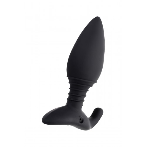 Анальная втулка LOVENSE Hush (S), силикон, черная, 12,1 см