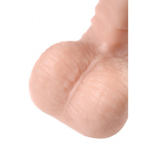 Реалистичный вибратор TOYFA RealStick Nude, PVC, телесный, 12 режимов вибрации, 17 см