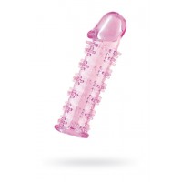 Насадка A-Toys by TOYFA, TPE, розовый, 12,5 см