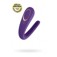 Многофункциональный стимулятор для пар Satisfyer Partner Toy, силикон, фиолетовый, 18,5см