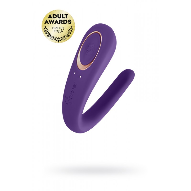 Многофункциональный стимулятор для пар Satisfyer Partner Toy, силикон, фиолетовый, 18,5см