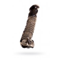 Насадка Toyfa XLover, для увеличения размера, TPE, черная прозрачная, 22.5 см