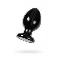 Анальная втулка TOYFA POPO Pleasure Cetus α, PVC, черная, 11,5 см, Ø 6,2 см