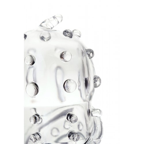 Насадка на пенис TOYFA A-Toys  , TPR, Прозрачный, 15,3 см