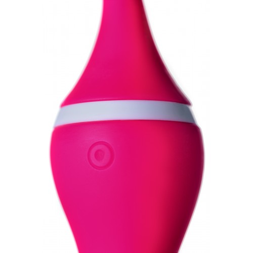 Виброшарики с подогревом JOS VIKI, силикон, розовый, ø3,5 см