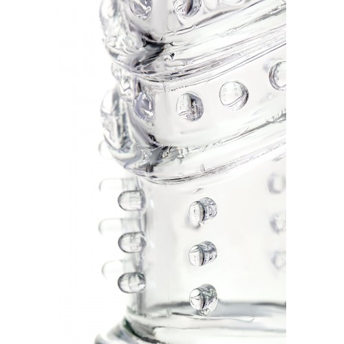 Насадка на пенис TOYFA A-Toys  , TPR, Прозрачный, 15,3 см