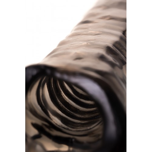 Насадка Toyfa XLover, для увеличения размера, TPE, черная прозрачная, 22.5 см