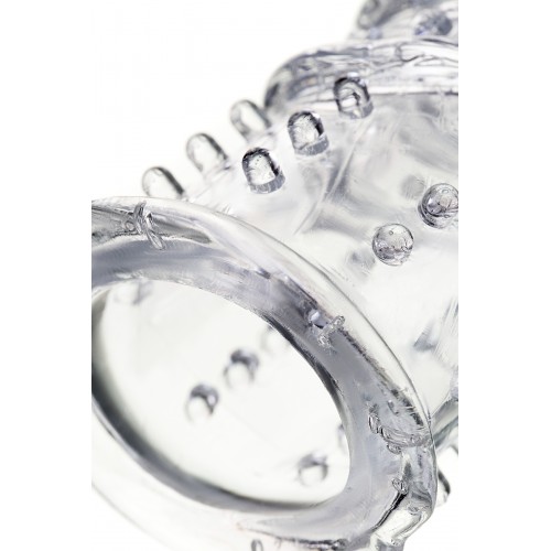 Насадка на пенис TOYFA A-Toys  , TPR, Прозрачный, 15,3 см