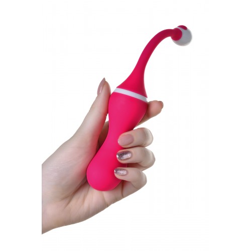 Виброшарики с подогревом JOS VIKI, силикон, розовый, ø3,5 см