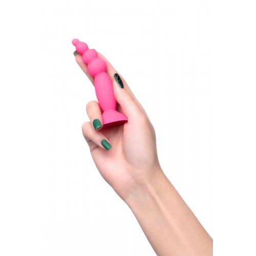 Анальая втулка A-Toys by TOYFA Hild, силикон, розовый, 11 см