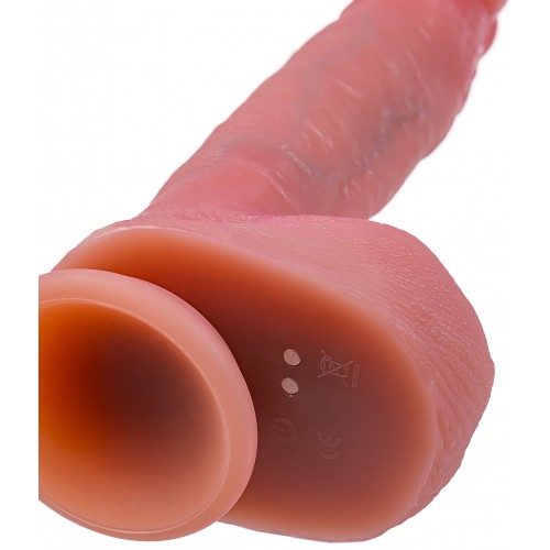 Вибратор-пульсатор реалистичный, Mr.Baton, RealMotion, силикон, 21см, Ø4