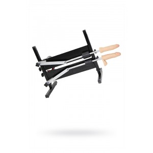 Секс-машина LoveMachines Дабл-Слайдер Power, металл, черная, 57см