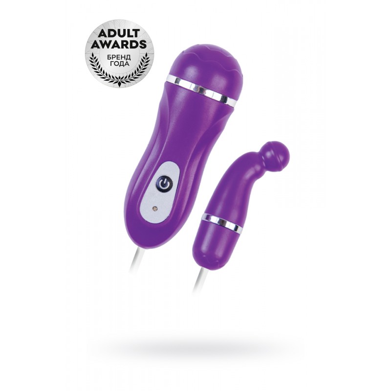 Виброяйцо TOYFA A-toys, ABS пластик, Фиолетовый,  Ø 1,4см