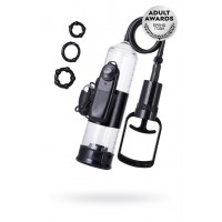 Помпа для пениса TOYFA A-Toys с вибрацией, PVC, чёрный, 22,8 см